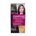 L´Oréal Paris Casting Creme Gloss barva za lase 48 ml odtenek 100 Dark Black