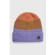 Kapa s primesjo volne Jail Jam vijolična barva - vijolična. Kapa iz kolekcije Jail Jam. Model izdelan iz vzorčaste pletenine.