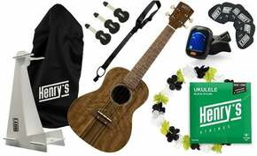 Henry's HEU10MCFP Koncertne ukulele Natural