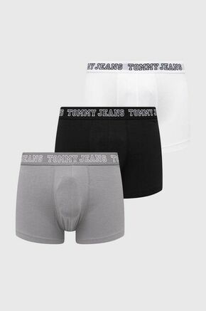 Boksarice Tommy Jeans 3-pack moški - pisana. Bokserke iz kolekcije Tommy Jeans. Model izdelan iz gladke