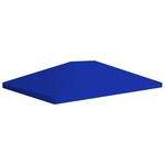 vidaXL Streha za paviljon 310 g/m² 4x3 m modra