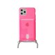 OSTALO Summer silikonski ovitek z vrvico za iphone 12 pro max - pink