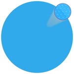 Plavajoča okrogla PE solarna folija za bazen 300 cm modre barve