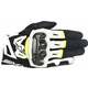 Alpinestars SMX-2 Air Carbon V2 Gloves Black/White/Yellow Fluo M Motoristične rokavice