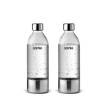 Steklenica za pripravo gazirane pijače Aarke C3 PET Bottle 800 ml 2-pack - pisana. Steklenica za pripravo gazirane pijače iz kolekcije Aarke. Model izdelan iz umetne snovi in nerjavnega jekla.