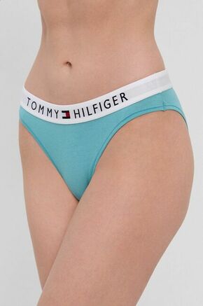 Tommy Hilfiger spodnjice - zelena. Spodnjice iz kolekcije Tommy Hilfiger. Model izdelan iz enobarvne tkanine.