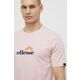 Bombažna kratka majica Ellesse Trea T-Shirt moška, roza barva, SHV20126 - roza. Kratka majica iz kolekcije Ellesse, izdelana iz elastične pletenine. Model iz zračne bombažne tkanine.