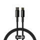 BASEUS USB Type C - Lightning kabel za hitro polnjenje Power Delivery 20 W 2 m črn (CATLWJ-A01)