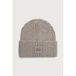 UGG beanie kapa ženska z dodatkom volne siva 20061