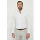 Bombažna srajca Tommy Hilfiger moška, bela barva - bela. Srajca iz kolekcije Tommy Hilfiger, izdelana iz zelo elastične pletenine. Model iz izjemno udobne bombažne tkanine.