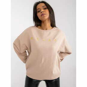 Ex moda Ženska potiskana majica Damiette Beige EM-BL-U536__2.00_384278 Univerzalni