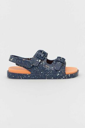 Otroški sandali Melissa - mornarsko modra. Otroški sandali iz kolekcije Melissa. Model izdelan iz sintetičnega materiala.
