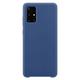 Silikonski ovitek Mehek prožen gumijast etui za Samsung Galaxy A12 / Galaxy M12 temno moder