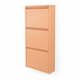 Rožnato-oranžna kovinska omarica za čevlje Billy – Spinder Design