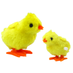 shumee Igrača Jumping Chicken Wind-Up Plišasto rumena
