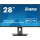Iiyama ProLite XUB2893UHSU-B5 monitor, IPS, 28", 16:9/21:9, 3840x2160, 60Hz/75Hz, pivot, HDMI, Display port, USB