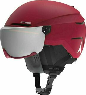 Atomic Savor Visor Stereo Dark Red M (55-59 cm) Smučarska čelada