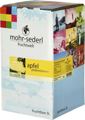 Mohr-Sederl Fruchtwelt Jabolčni sok z ribezom v škatli - 5 l