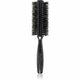 Janeke Black Line Tumbled Wood Hairbrush Ø 55mm okrogla krtača za lase z najlonskimi in prašičjimi ščetinami