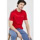 Bombažna kratka majica Tommy Hilfiger rdeča barva - rdeča. Kratka majica iz kolekcije Tommy Hilfiger. Model izdelan iz pletenine. Izjemno udoben material, izdelan iz naravnih vlaken.
