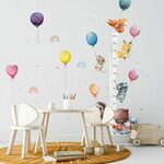 Meter na steni za otroke - Letače živali in baloni