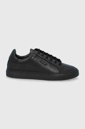 Usnjeni čevlji Joop! črna barva - črna. Čevlji iz kolekcije Joop!. Model izdelan iz naravnega usnja.