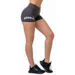 Nebbia Classic Hero High-Waist Shorts Marron XS Fitnes hlače