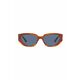 VOGUE sončna očala 0VO5438S - oranžna. Sončna očala iz kolekcije VOGUE. Model z gladkimi lečami in plastičnimi okvirji. Imajo UV 400 filter.