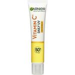 Garnier Skin Naturals Vitamin C Daily UV Invisible SPF50+ osvetljevalni dnevni fluid z visoko zaščito pred uv-žarki 40 ml za ženske
