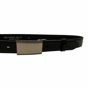 Penny Belts Moški usnjeni pas za stranke 35-020-4PS-60 črn (Dolžina traku 115 cm)