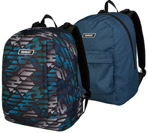 TWIN Geometric blue 27242 - šolska torba