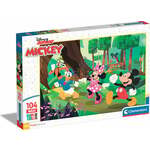 Clementoni - Puzzle Maxi 104 Disney Mickey in prijatelji