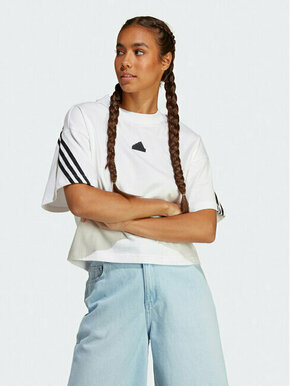 Adidas Majica Future Icons 3-Stripes T-Shirt IB8517 Bela Loose Fit