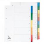 Q-Connect barvni separator, A4, 10 listov