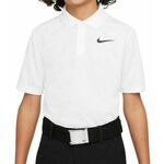Nike Dri-Fit Victory Boys Golf Polo White/Black L