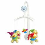 WEBHIDDENBRAND Vrtiljak nad otroško posteljico Baby Mix Bears s kapami