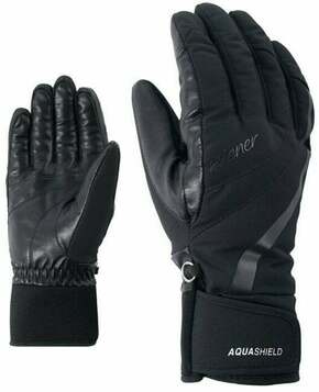 Ziener Kitty AS® Lady Black 8 Smučarske rokavice