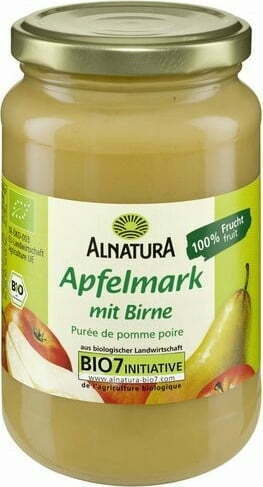 Alnatura Bio jabolčni pire s hruško - 360 g