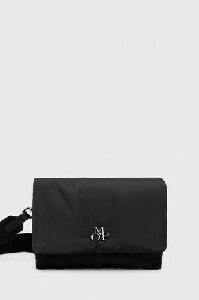Torbica Marc O'Polo črna barva - črna. Majhna torbica iz kolekcije Marc O'Polo. Model na zapenjanje