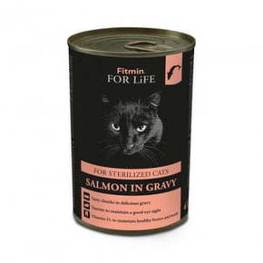 Fitmin FFL cat tin sterilized salmon hrana za mačke