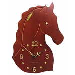 LESTUR Stenska ura Konj, dekorativna ura, darilna ura, lesena ura, darilo za ljubitelje konj, darilo za konjarje, Slovenija