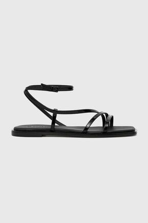 Usnjeni sandali Calvin Klein SQUARED SANDAL ženski