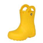 Crocs Dežni škornji čevlji za v vodo rumena 25 EU Handle Rain Boot Kids