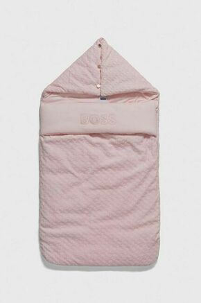 Spalna vreča za dojenčka BOSS - roza. Spalna vreča za dojenčka iz kolekcije BOSS. Izjemno mehak material.