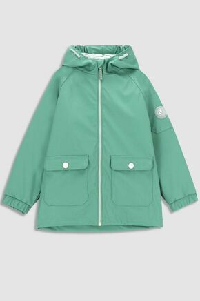 Otroška jakna Coccodrillo zelena barva - zelena. Otroški jakna iz kolekcije Coccodrillo. Nepodložen model