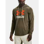 Under Armour Pulover UA Rival Terry Logo Hoodie-GRN S