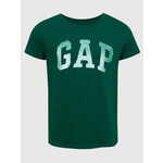 Gap Otroške Majica organic s flitrovým logem XS