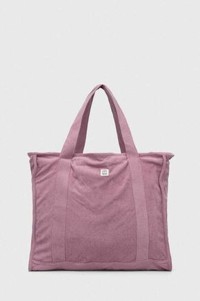 Torbica Protest roza barva - roza. Velika torbica iz kolekcije Protest. Model brez zapenjanja