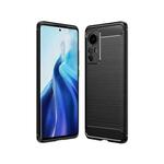 HAVANA Silikonski ovitek za Xiaomi 12T - mat carbon črn