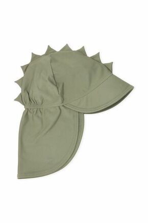 Otroški klobuk Konges Sløjd zelena barva - zelena. Otroške klobuk iz kolekcije Konges Sløjd. Model z ozkim robom
